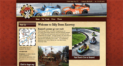 Desktop Screenshot of billybonesraceway.com